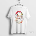 Official Trendy Santa Claus Big Head Merry Christmas 2025 Unisex , , , Long Sleeve Tee
