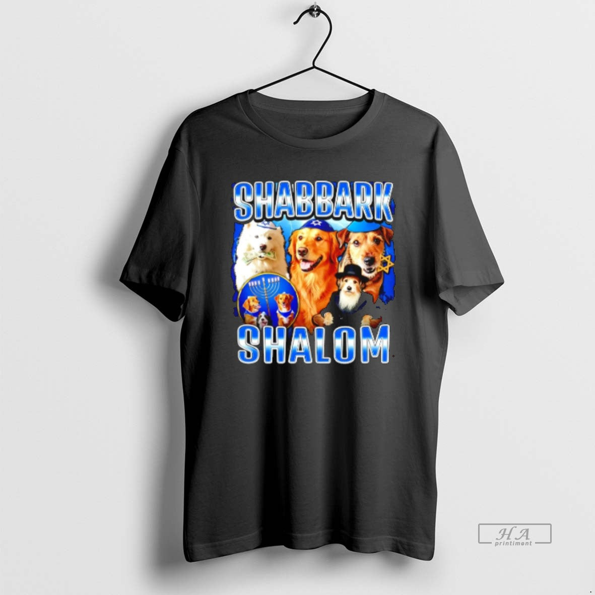 Official Trendy Shabbat Shalom Jewish Dog Unisex , , , Long Sleeve Tee