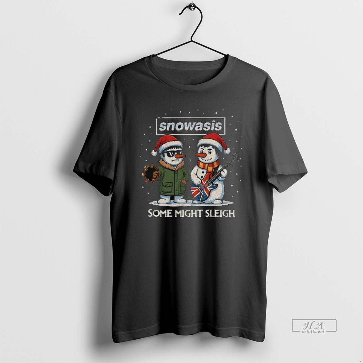 Official Trendy Snowasis Some Might Sleigh Oasis Merry Christmas 2025 Unisex , , , Long Sleeve Tee