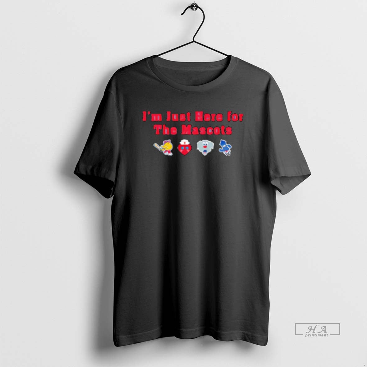Official Trendy Worcester Red Sox Im Just Here For The Mascots Unisex , , , Long Sleeve Tee