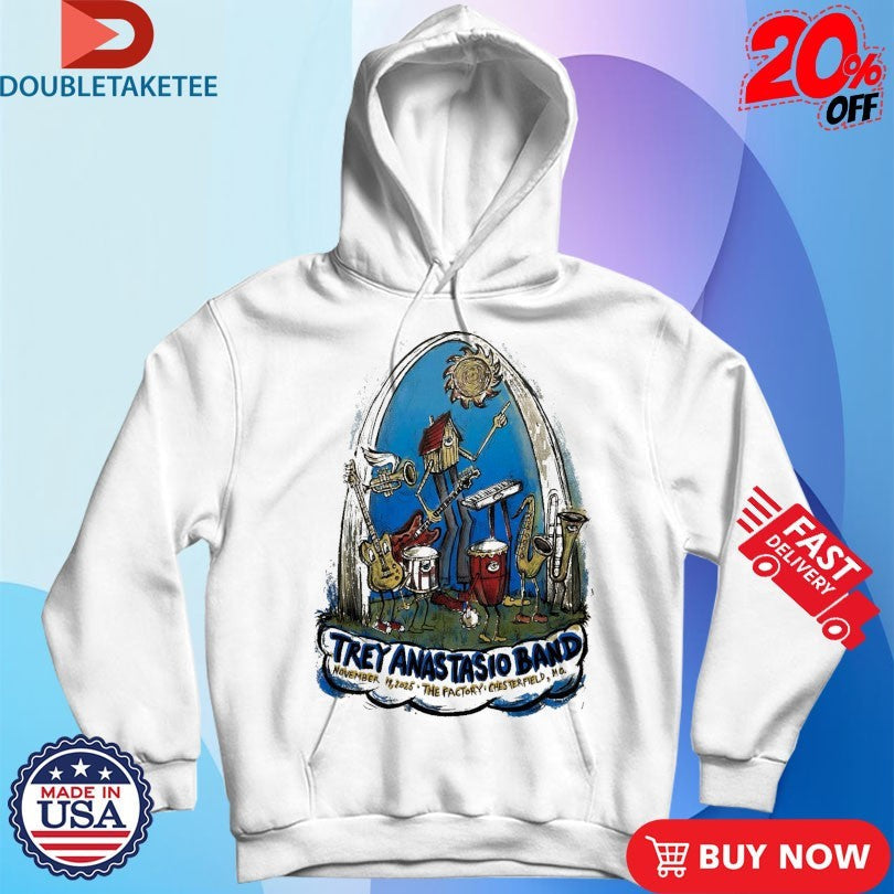 Official Trey Anastasio Band At The Factory On Nov 19 2025 Shirts Unisex , , , Long Sleeve Tee