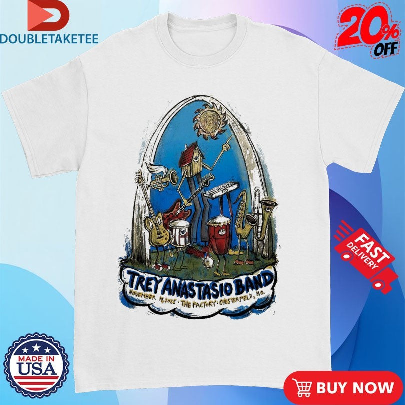 Official Trey Anastasio Band At The Factory On Nov 19 2025 Shirts Unisex , , , Long Sleeve Tee