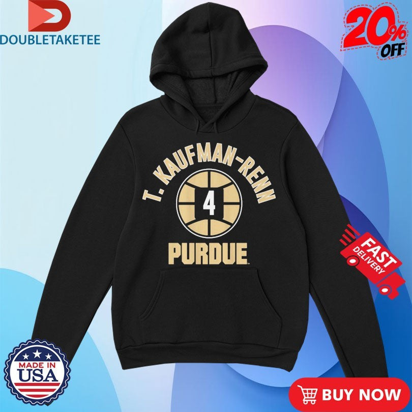 Official Trey Kaufman-Renn 4 Name Number Ball Purdue Boilermakers Shirts Unisex , , , Long Sleeve Tee
