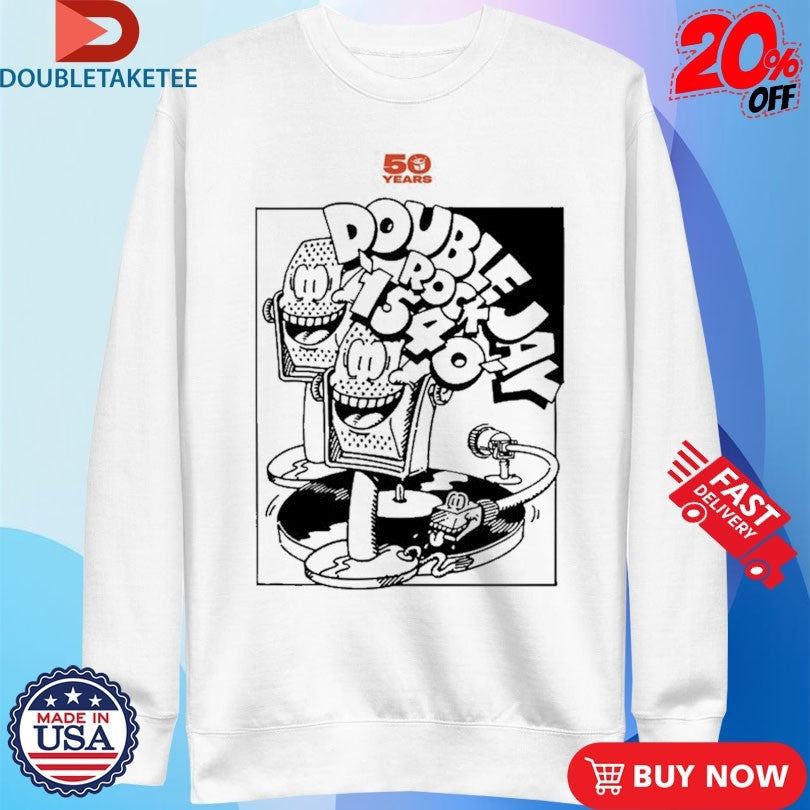 Official Triple J 50 Years Double Jay Shirts Unisex , , , Long Sleeve Tee
