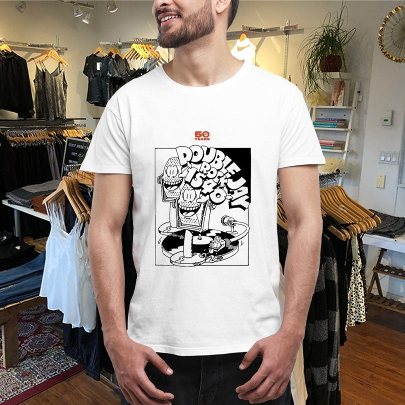 Official Triple J 50 Years Double Jay Shirts Unisex , , , Long Sleeve Tee