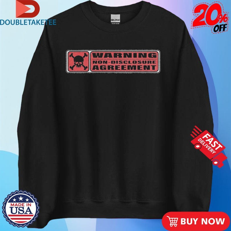 Official Trippie Redd Warning NDA Non Disclosure Agreement Shirts Unisex , , , Long Sleeve Tee