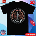 Official Troll Co Support Blue Collar Chain Wings Shirts Unisex , , , Long Sleeve Tee