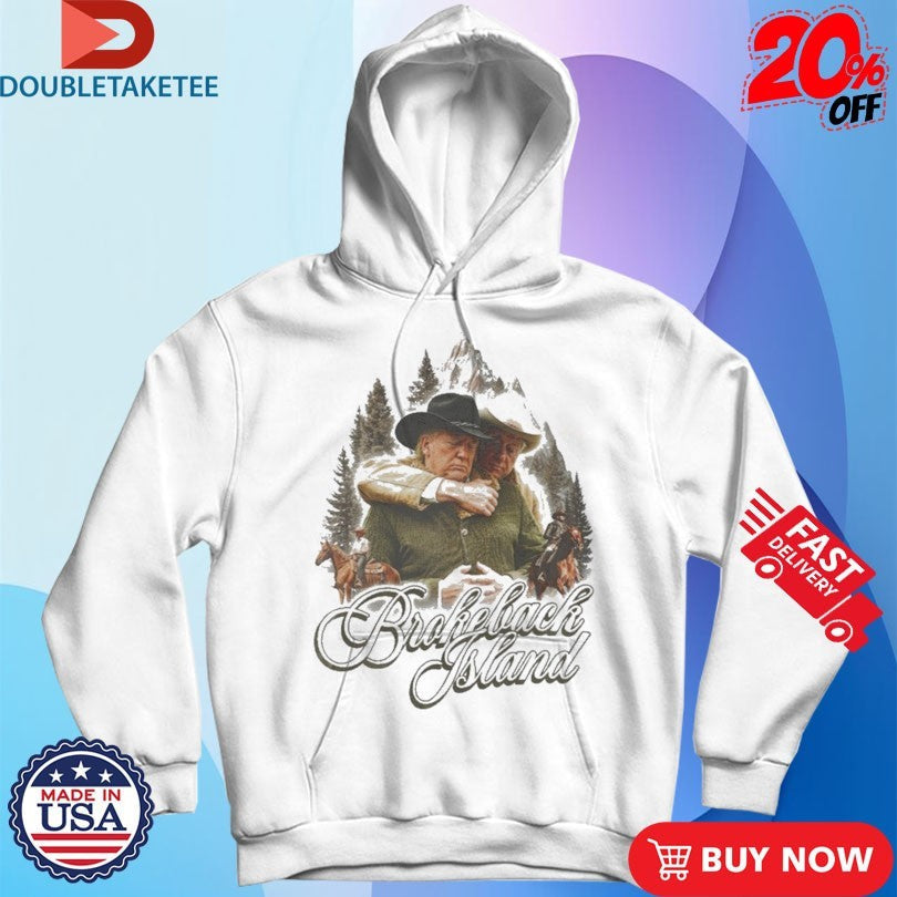 Official Trump And Bill Clinton Brokeback Island Nature Animal Shirts Unisex , , , Long Sleeve Tee