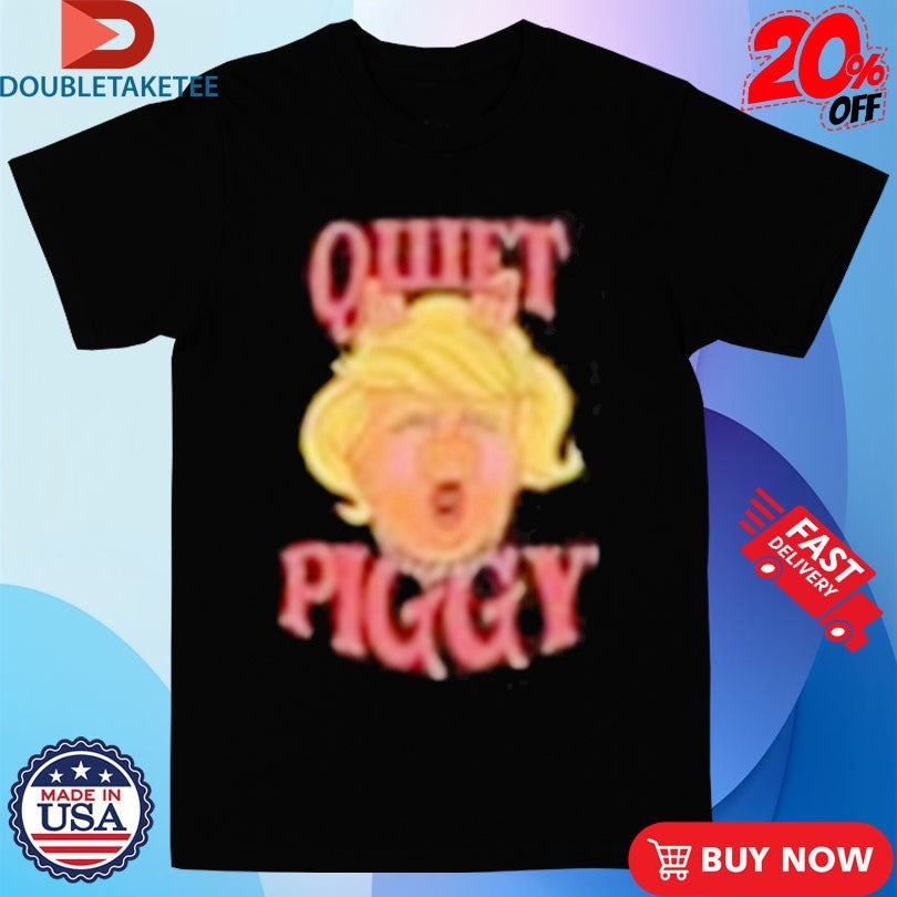 Official Trump Quiet Piggy Head Shirts Unisex , , , Long Sleeve Tee