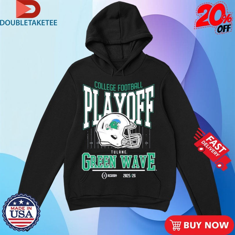 Official Tulane Green Wave 2025-26 College Football Playoff Bound Shirts Unisex , , , Long Sleeve Tee