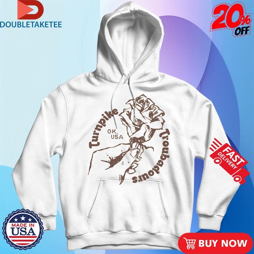 Official Turnpike Troubadours OK USA Hand Rose Shirts Unisex , , , Long Sleeve Tee