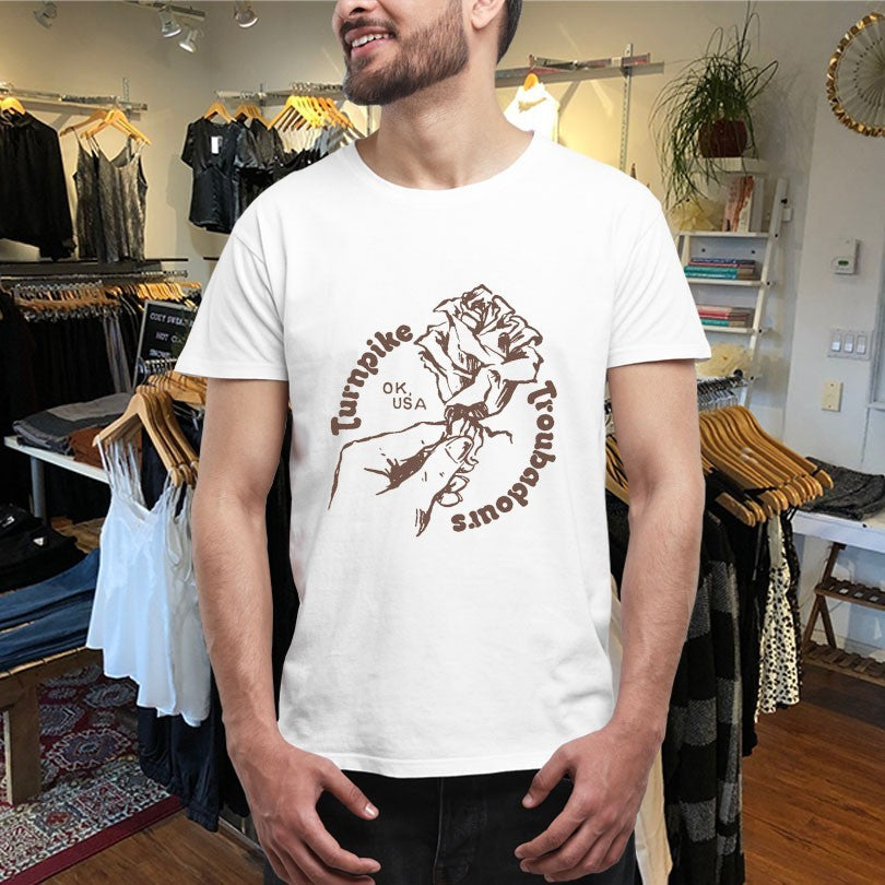 Official Turnpike Troubadours OK USA Hand Rose Shirts Unisex , , , Long Sleeve Tee
