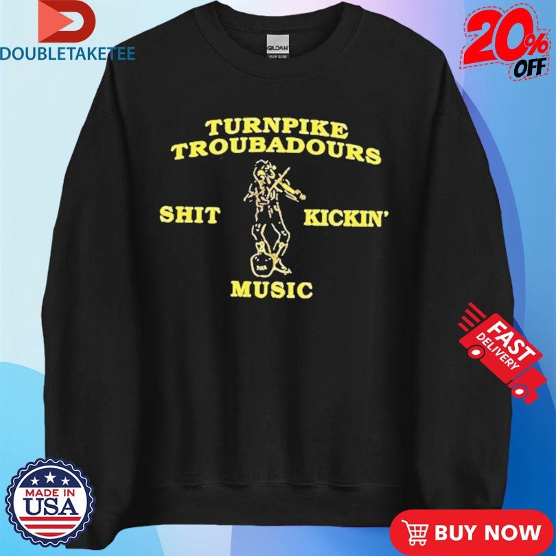 Official Turnpike Troubadours Shit Kickin Music Violint Shirts Unisex , , , Long Sleeve Tee