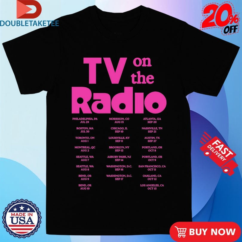 Official Tv On The Radio 2025 Tour Shirts Unisex , , , Long Sleeve Tee