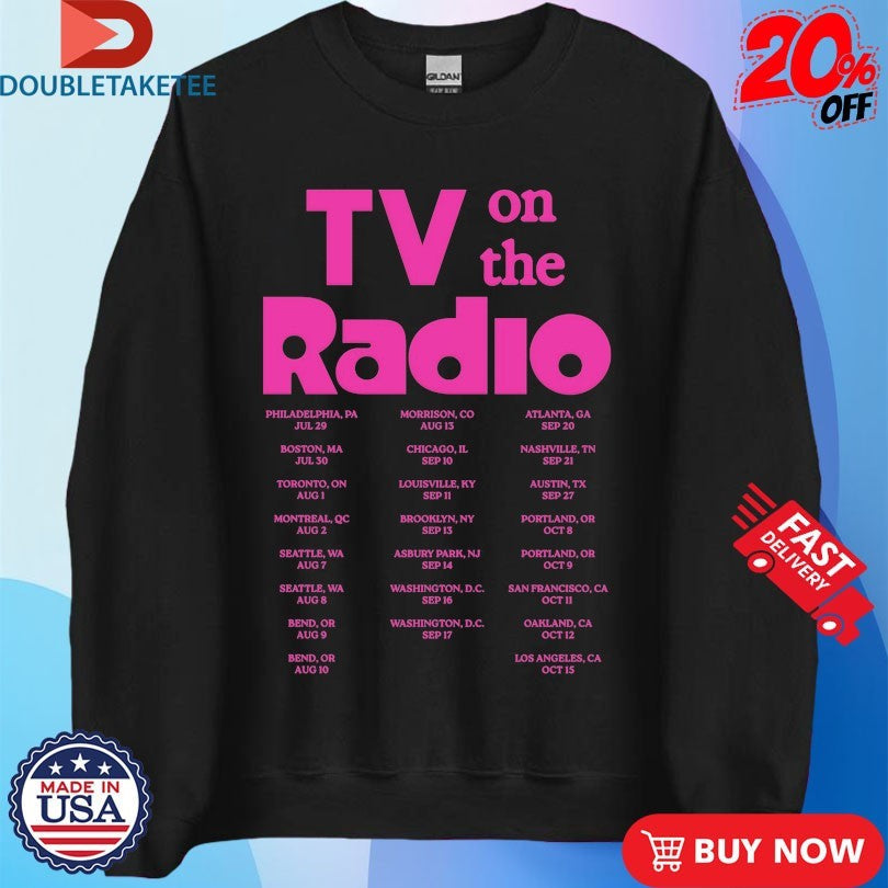 Official Tv On The Radio 2025 Tour Shirts Unisex , , , Long Sleeve Tee