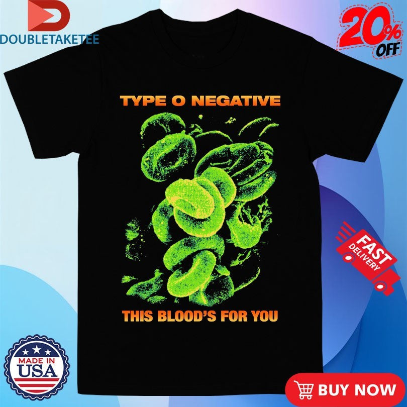 Official Type O Negative This Blood’s For You Cell Shirts Unisex , , , Long Sleeve Tee