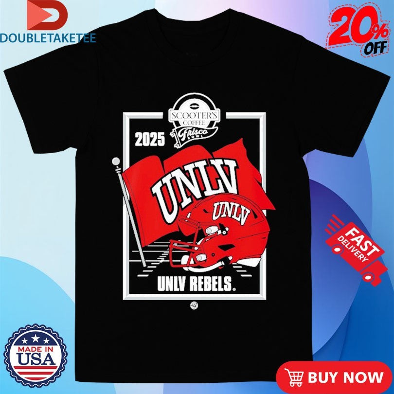 Official UNLV Rebels Scooter’s Coffee Frisco Bowl Helmet Shirts Unisex , , , Long Sleeve Tee