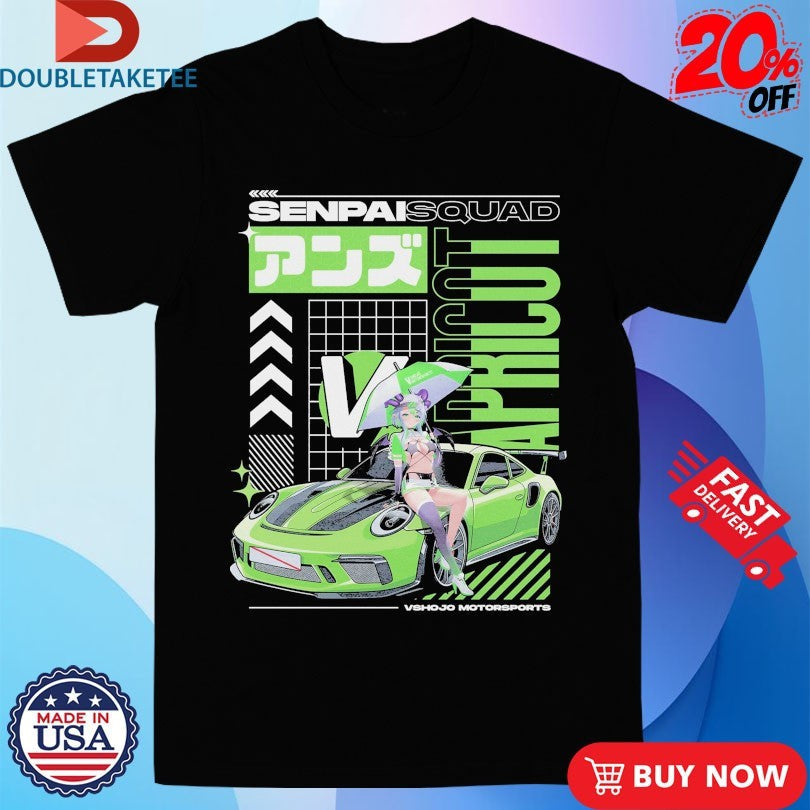 Official VShojo x Senpai Squad Apricot Anime Waifu Anime Waifu Shirts Unisex , , , Long Sleeve Tee