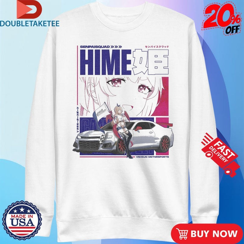 Official VShojo x Senpai Squad Hajime Hime Anime Waifu Anime Waifu Shirts Unisex , , , Long Sleeve Tee