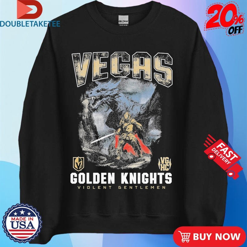 Official Vegas Golden Knights Dragon Warrior Shirts Unisex , , , Long Sleeve Tee