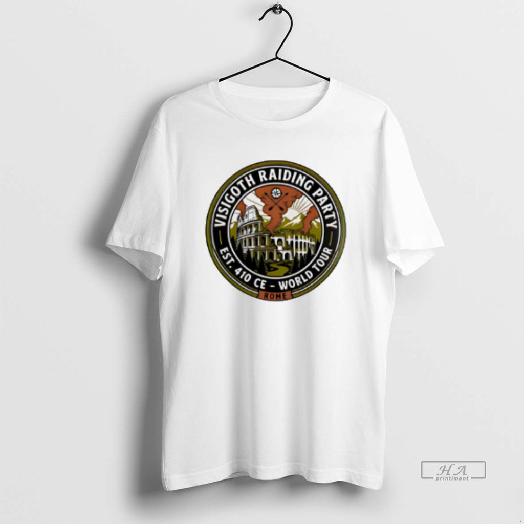 Official Visigoth Raiding Party Sack Of Rome Est 410 Ce World Tour Colosseum Logo