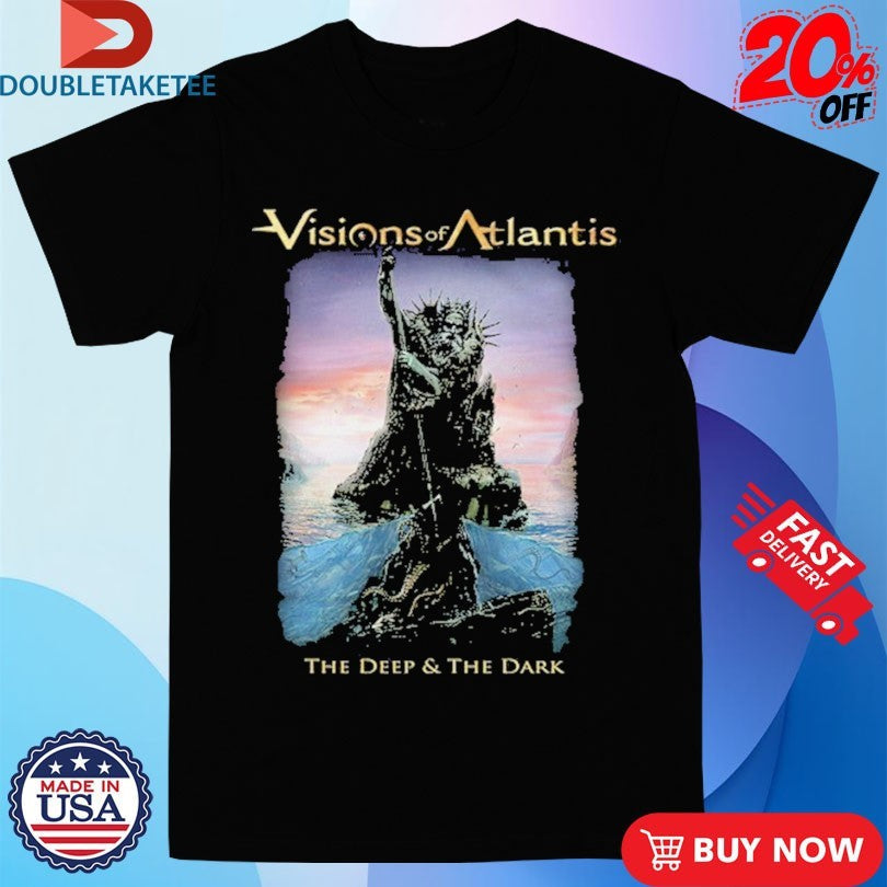 Official Visions Of Atlantis The Deep &amp; The Dark Album Shirts Unisex , , , Long Sleeve Tee
