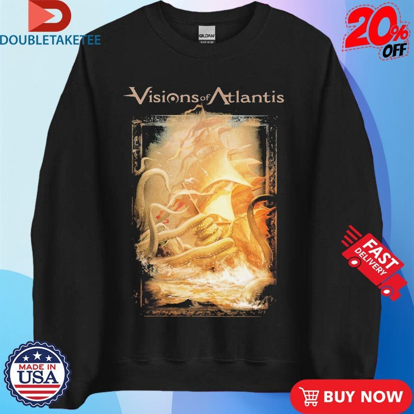 Official Visions Of Atlantis Wanderers Tour 2019 2020 Shirts Unisex , , , Long Sleeve Tee