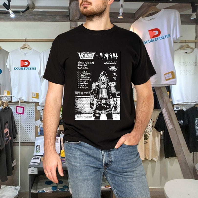 Official Voivod 2026 UK And European Tour Shirts Unisex , , , Long Sleeve Tee