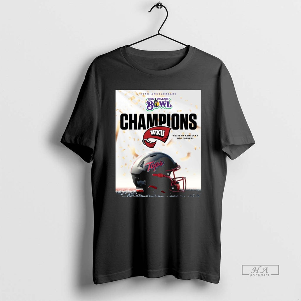 Official Wku Western Kentucky Hilltoppers 25th Anniversary New Orleans Bowl Champions