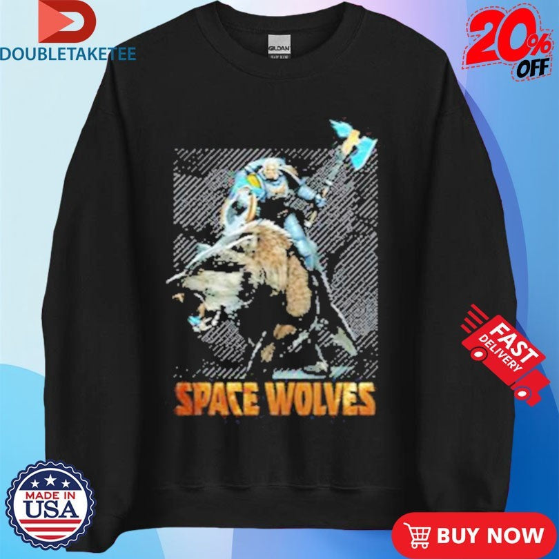Official Warhammer Space Wolves Axe Shirts Unisex , , , Long Sleeve Tee