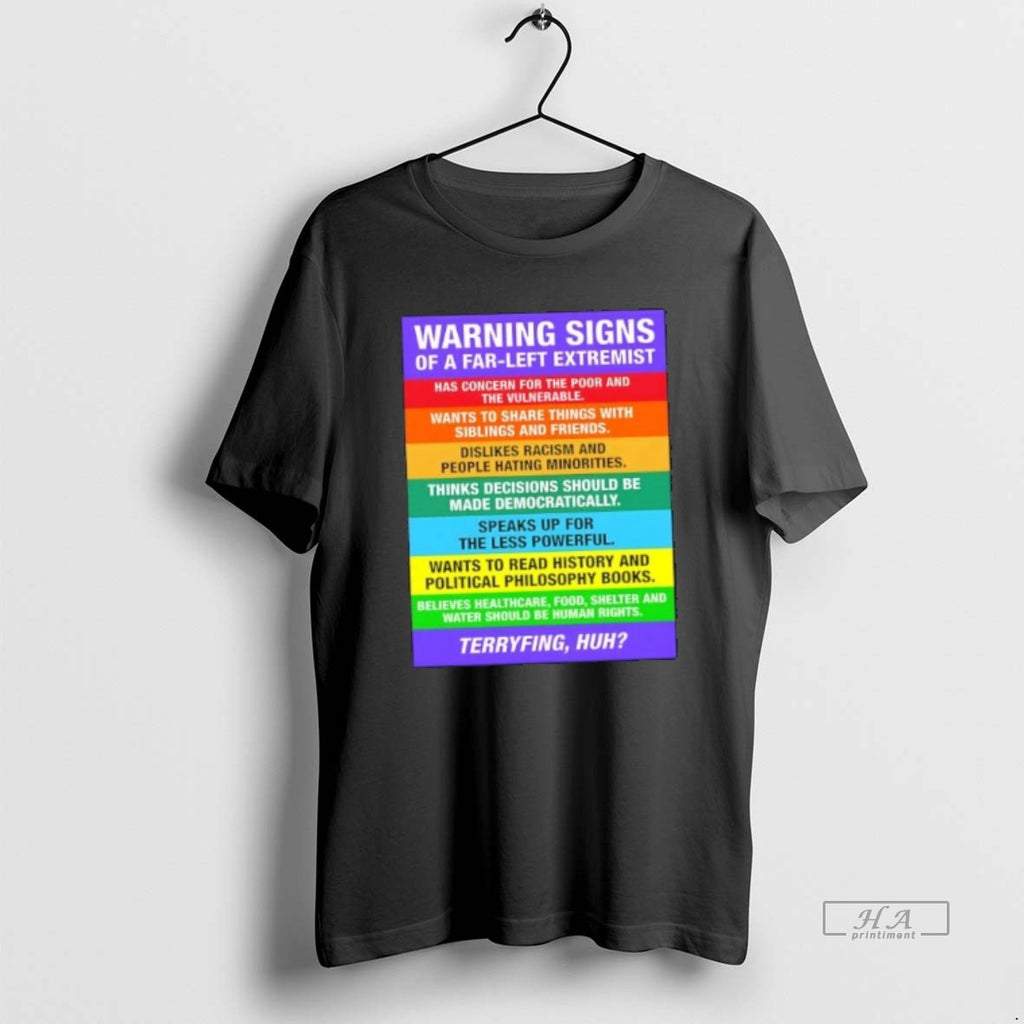 Official Warning Signs Of A Far Left Extremist Terryfing Huh