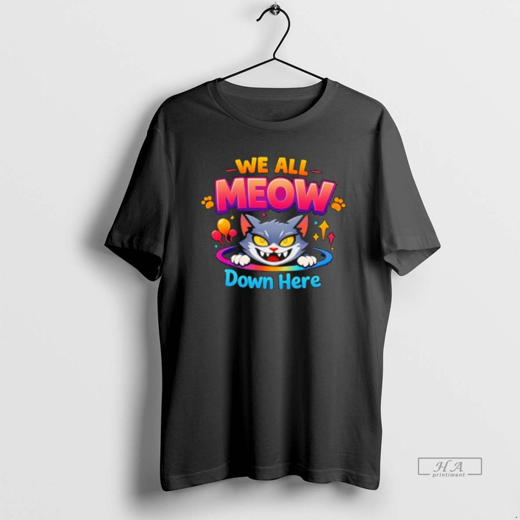 Official We All Meow Down Here Pride Cute