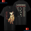 Official Wednesday Rat Saw God World Tour 2025 Dates Shirts Unisex , , , Long Sleeve Tee