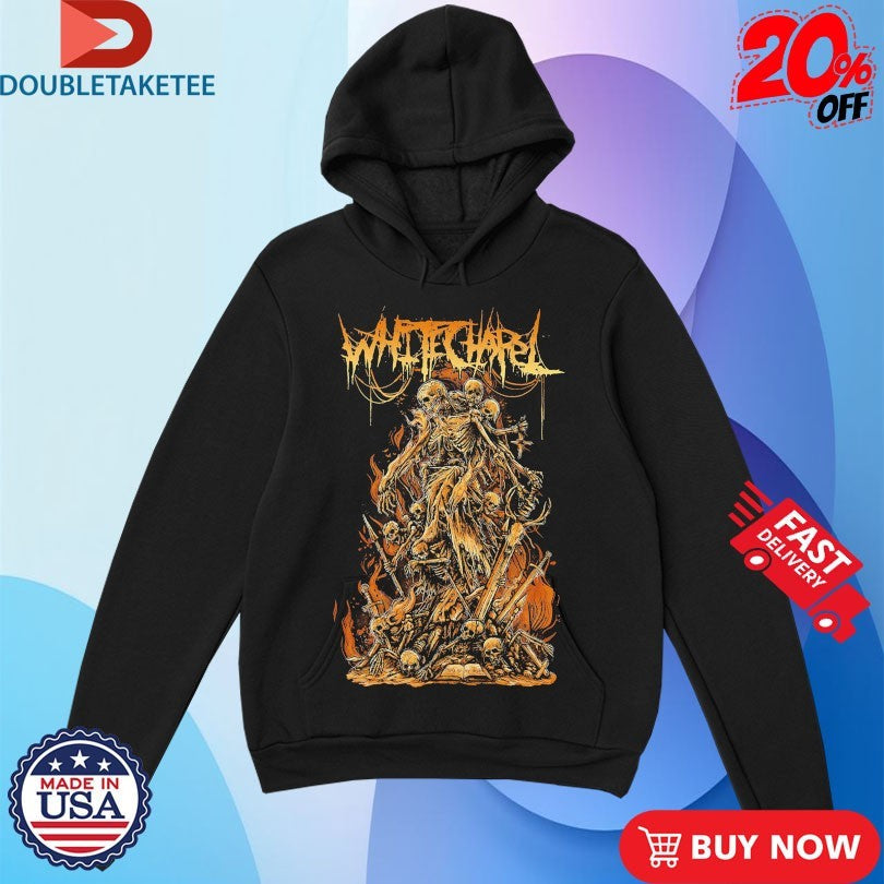 Official Whitechapel Burn Forever Shirts Unisex , , , Long Sleeve Tee