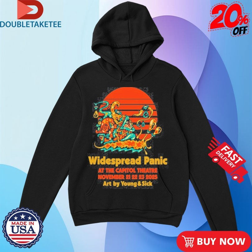 Official Widespread Panic Nov 21-23, 2025 At The Capitol Theatre Shirts Unisex , , , Long Sleeve Tee