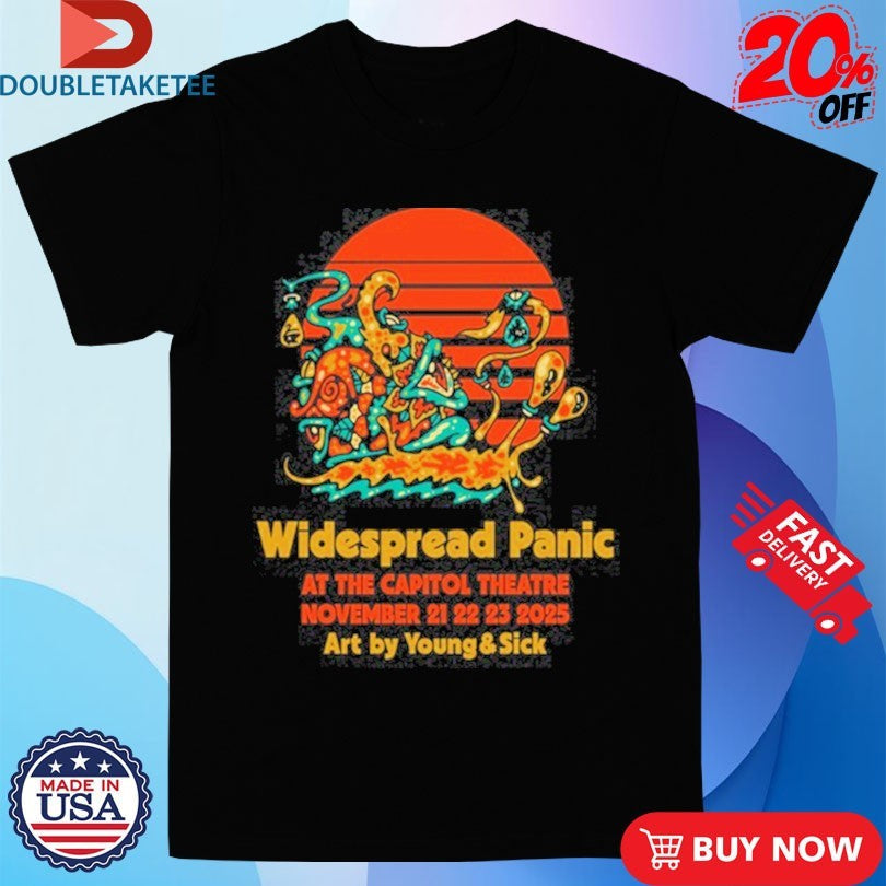 Official Widespread Panic Nov 21-23, 2025 At The Capitol Theatre Shirts Unisex , , , Long Sleeve Tee