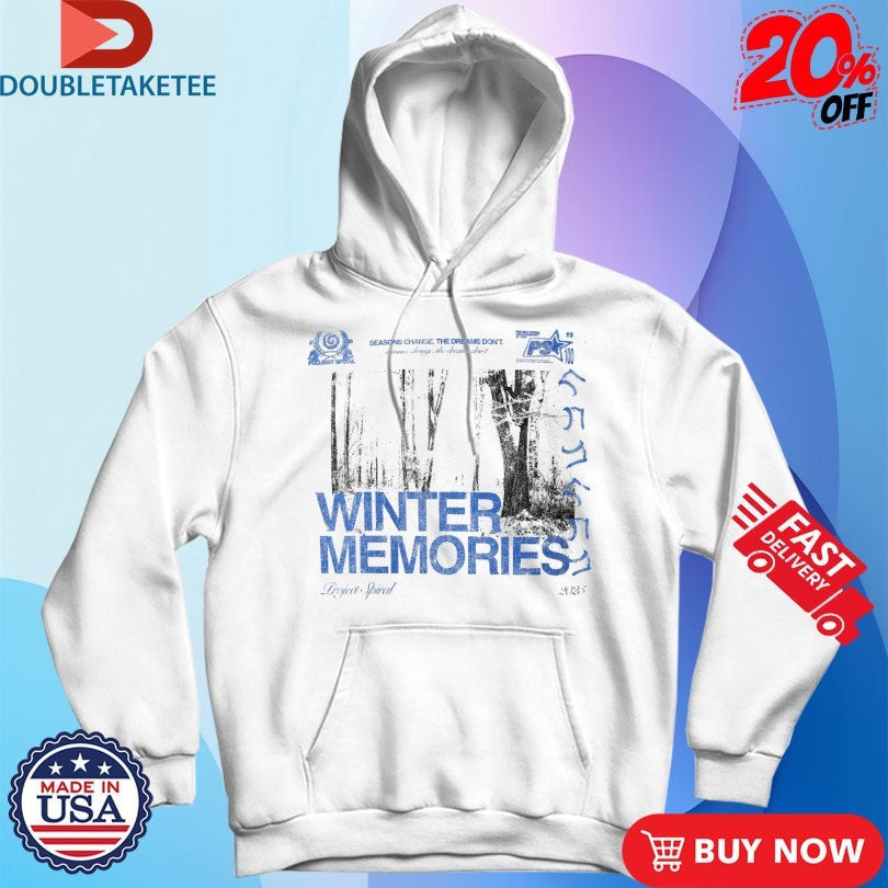 Official Winter Memories Seasons Change The Dreams Don’t Project Spiral Shirts Unisex , , , Long Sleeve Tee