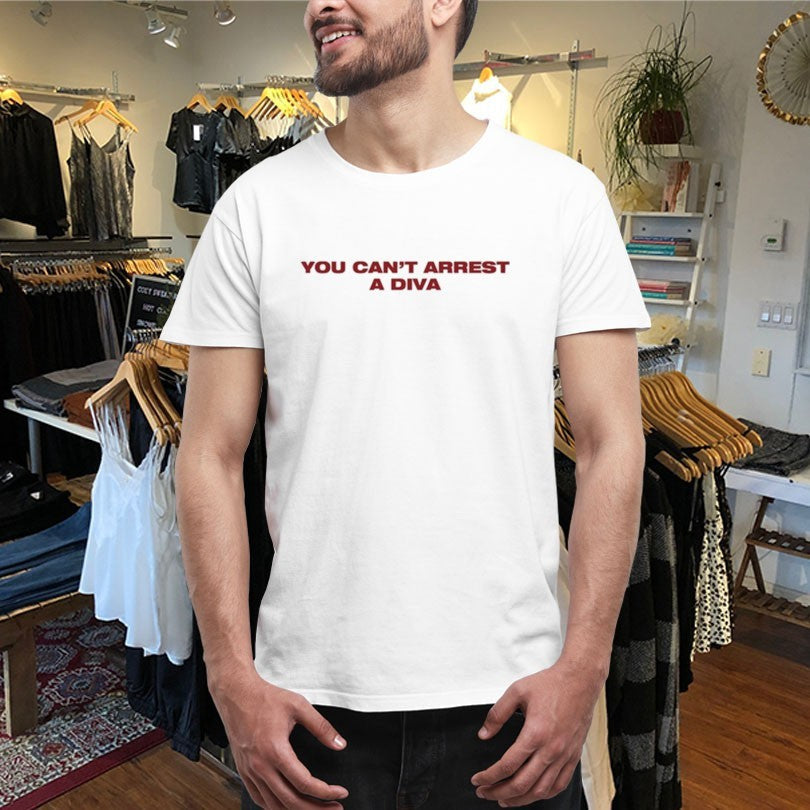 Official You Can’t Arrest A Diva Shirts Unisex , , , Long Sleeve Tee