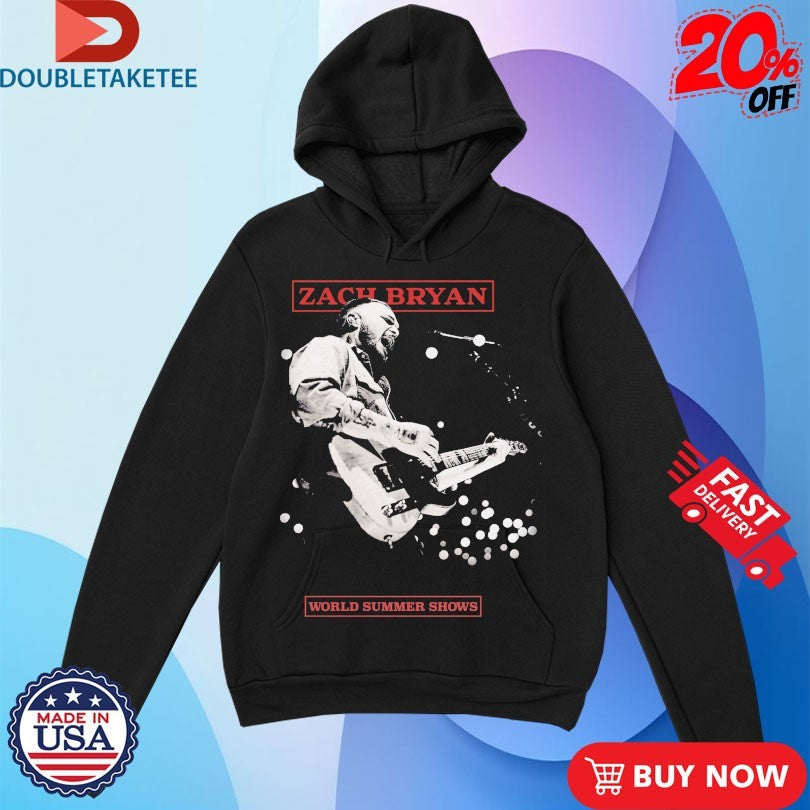 Official Zach Bryan World Summer Shows Shirts Unisex , , , Long Sleeve Tee