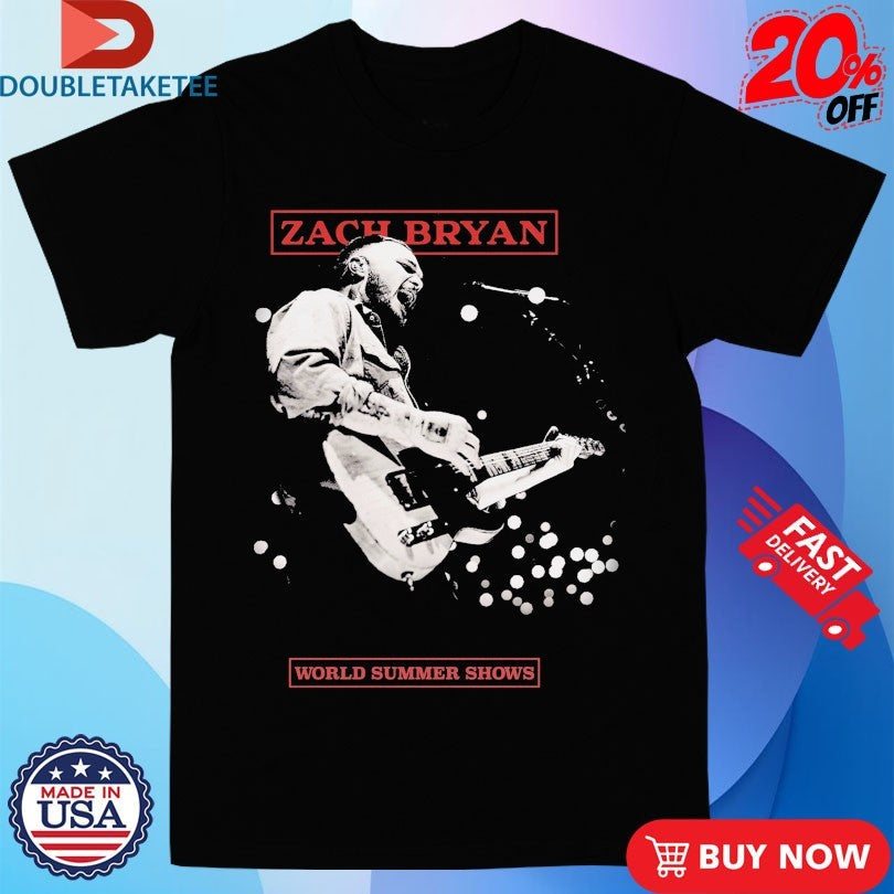 Official Zach Bryan World Summer Shows Shirts Unisex , , , Long Sleeve Tee