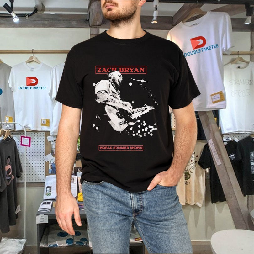 Official Zach Bryan World Summer Shows Shirts Unisex , , , Long Sleeve Tee