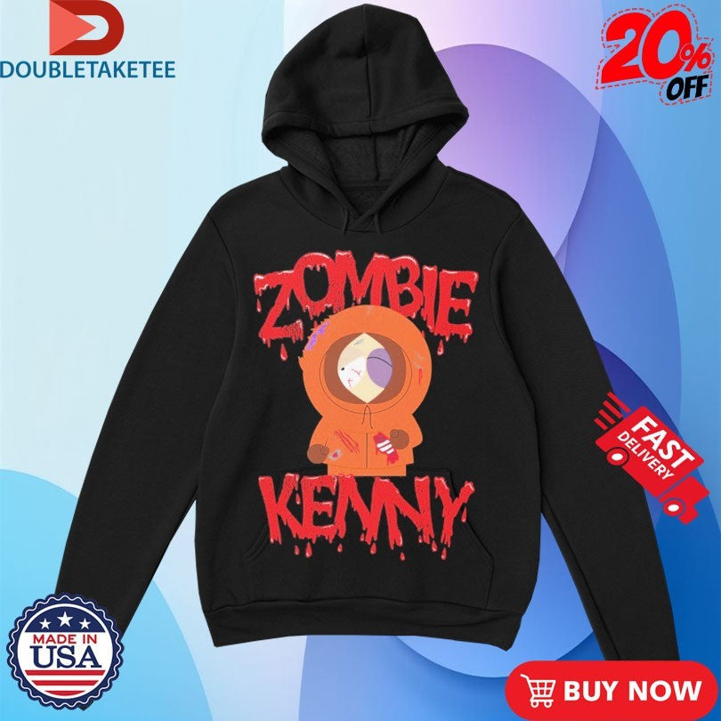 Official Zombie Kenny South Park Bloody Shirts Unisex , , , Long Sleeve Tee