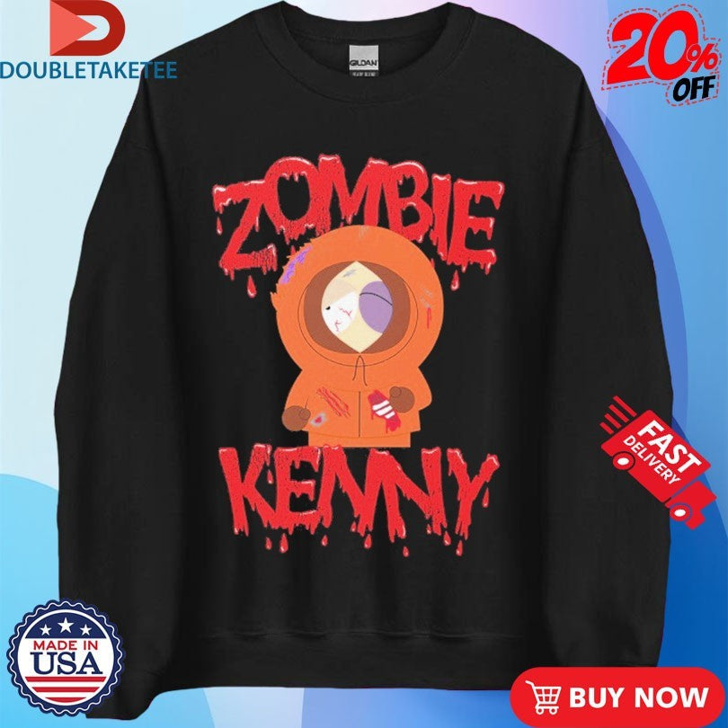 Official Zombie Kenny South Park Bloody Shirts Unisex , , , Long Sleeve Tee