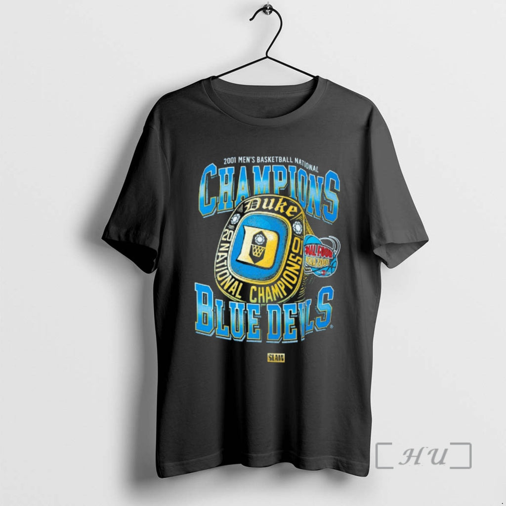 Officials 2001 Mens Basketball National Champions Blue Devils Final Four Ncaa Premium T Shirts Sweater