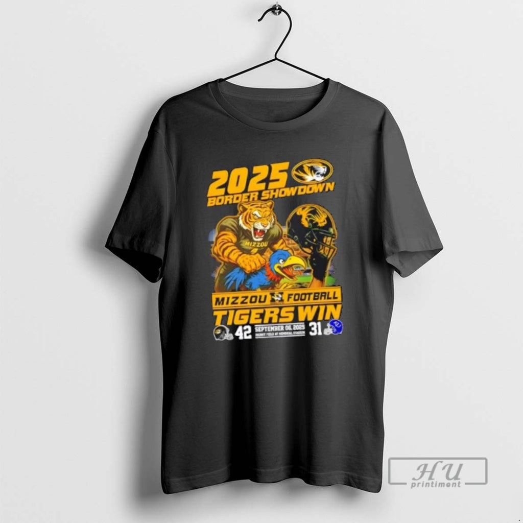 Officials 2025 Border Showdown Mizzou Tigers Win The Border Showdown T Shirt