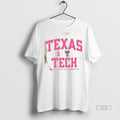 Officials 2025 Texas Tech Breast Cancer Awareness Month 2 Sided T Shirt Sweater Unisex , , , Long Sleeve Tee
