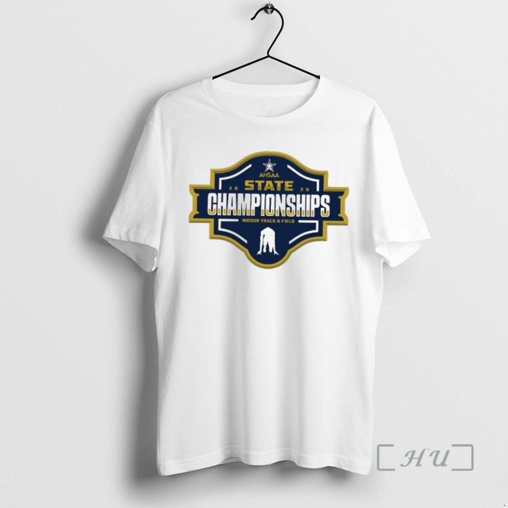 Officials 2026 Ahsaa Indoor Track Field State Championships Logo