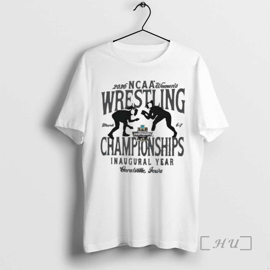 Officials 2026 Ncaa Womens Wrestling Champions Inaugural Year Coralville Woman