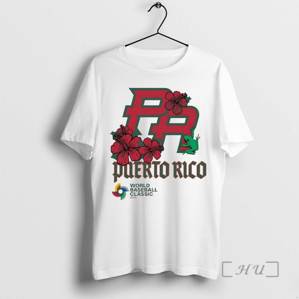 Officials 2026 World Baseball Classic Puerto Rico Logo Circle