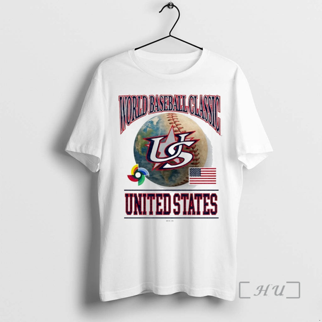 Officials 2026 World Baseball Classic United States Logo Circle